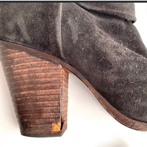 Rag & bone Newbury Black Suede Ankle Boots 37 7 As Seen On Taylor Swift - Picture 4 of 9